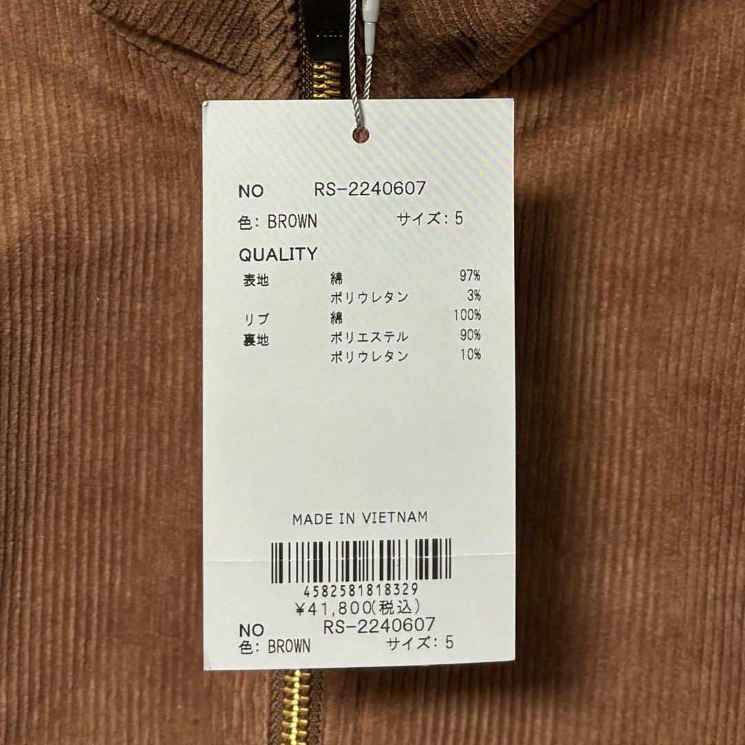 ラッセルノ ゴルフ キャディーバッグ コーデュロイ アノラック ブラウン L 5