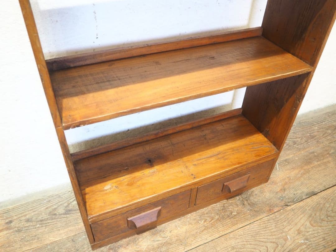 1260 ヴィンテージ　オープンラック　飾り棚　収納棚　本棚　レトロ　店舗什器