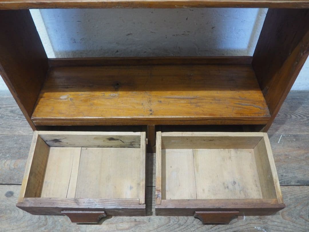 1260 ヴィンテージ　オープンラック　飾り棚　収納棚　本棚　レトロ　店舗什器