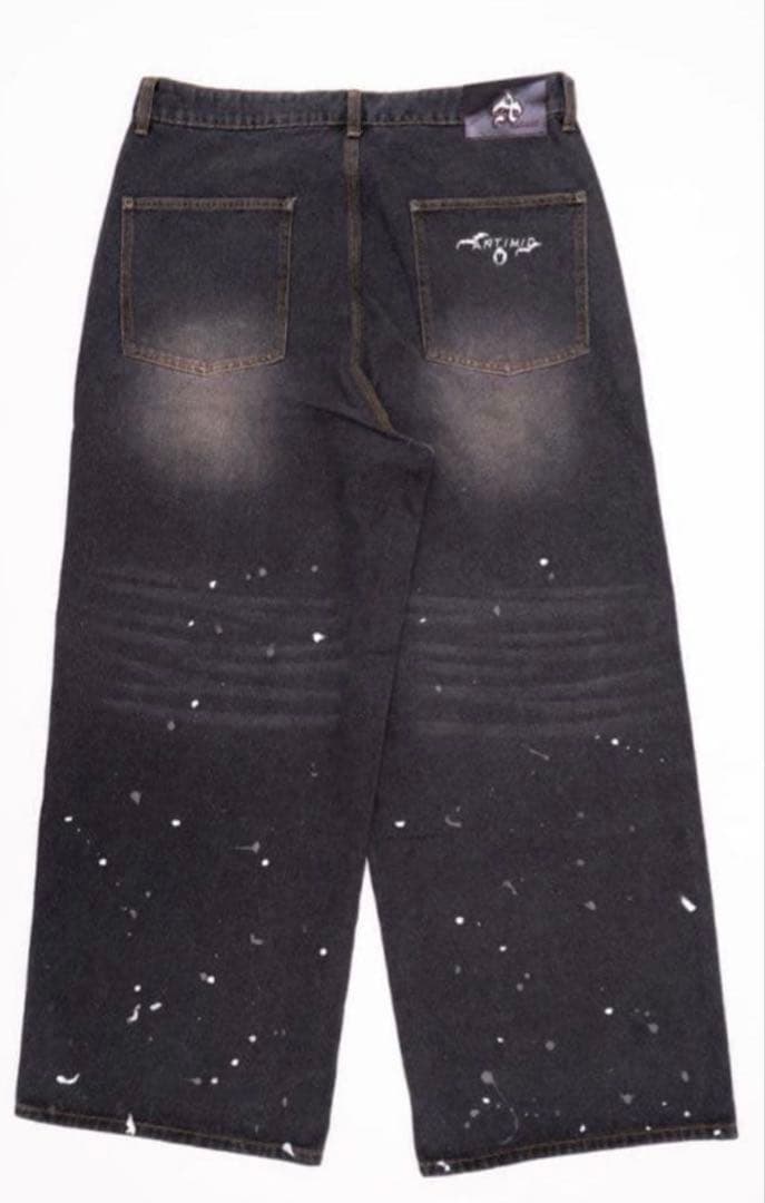 Antimid PAINT BAGGY DENIM Lサイズ 完売品