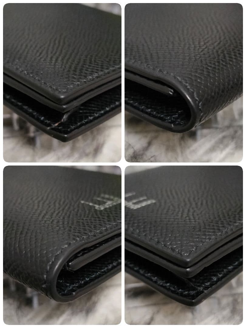 ダンヒル 名刺入れ ブラック レザー dunhill カドカン カードケース黒革