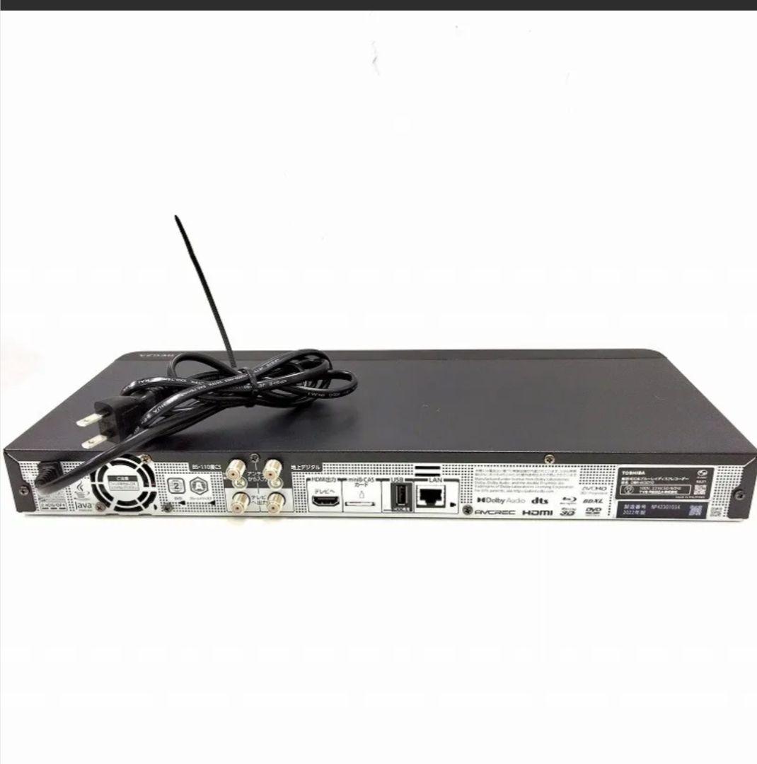 東芝　REGZA DBR-W2010 ブルーレイレコーダー 2022年製