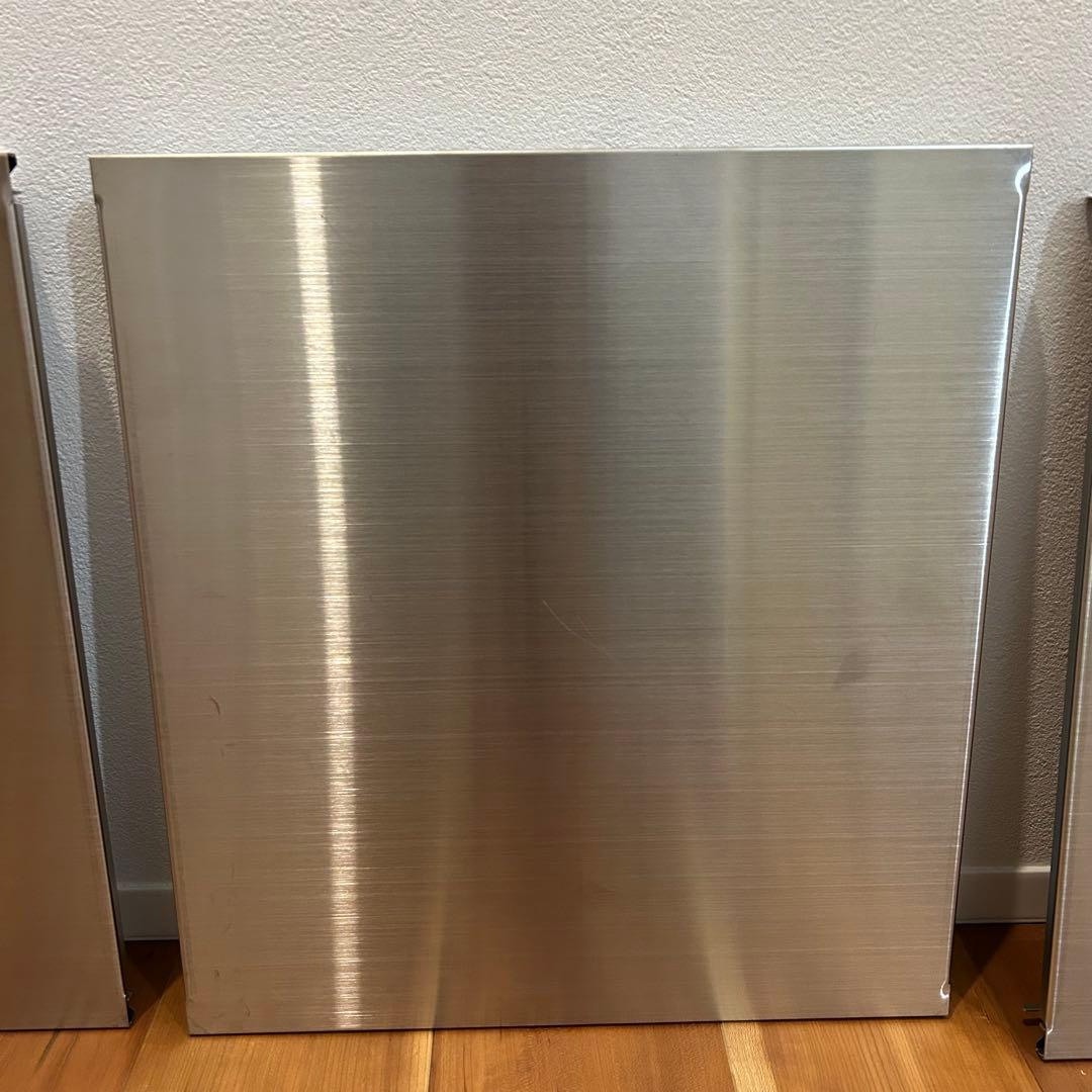 無印 ステンレスユニットシェルフ サイドパネルインナー用６枚セット(小4大2)