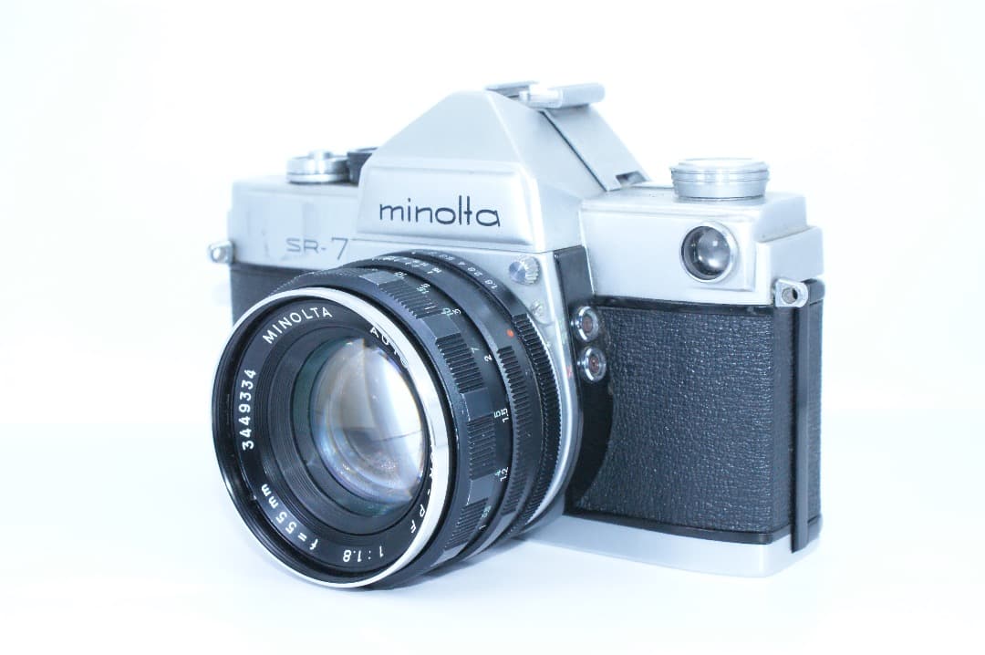 フィルムカメラ MINOLTA SR-7(+ROKKOR-PF 55mm F1.8)#330