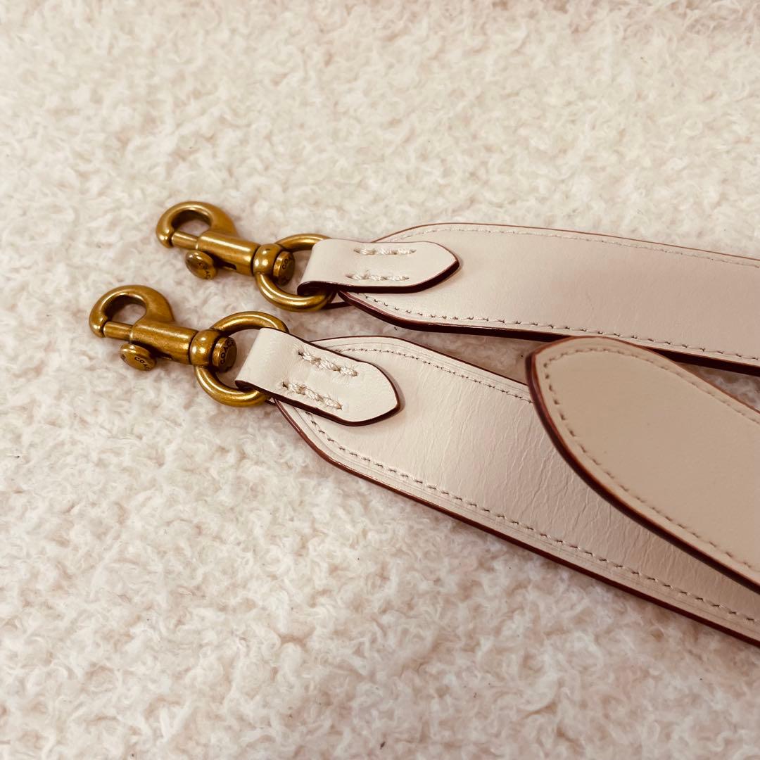 coach ショルダーバッグ カメラバッグ シグネチャー 白 斜め掛け