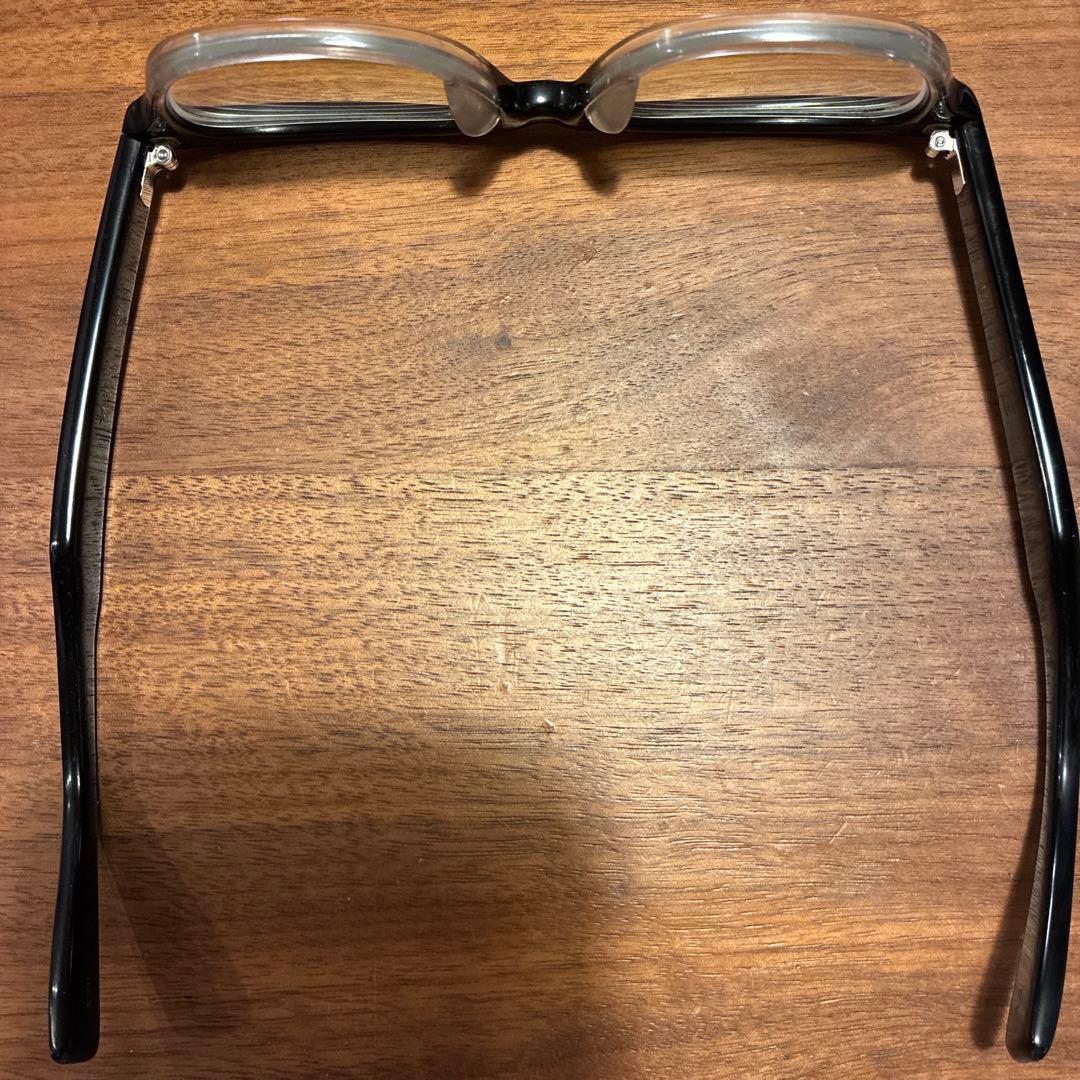 【希少】金子眼鏡 泰八郎謹製 exclusiveⅥ 黒×白