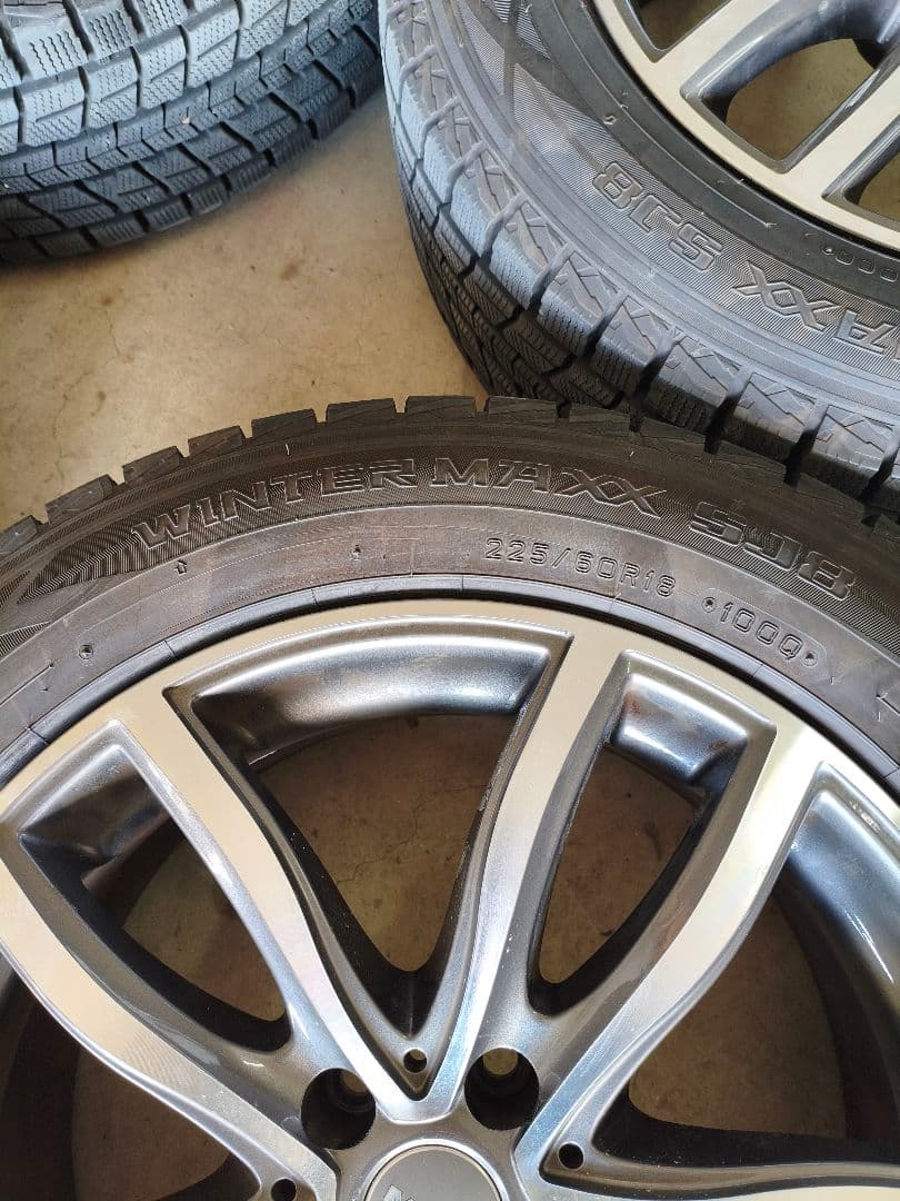  X3.X4 MAK　スタッドレスタイヤ・ホイールセット　4本
