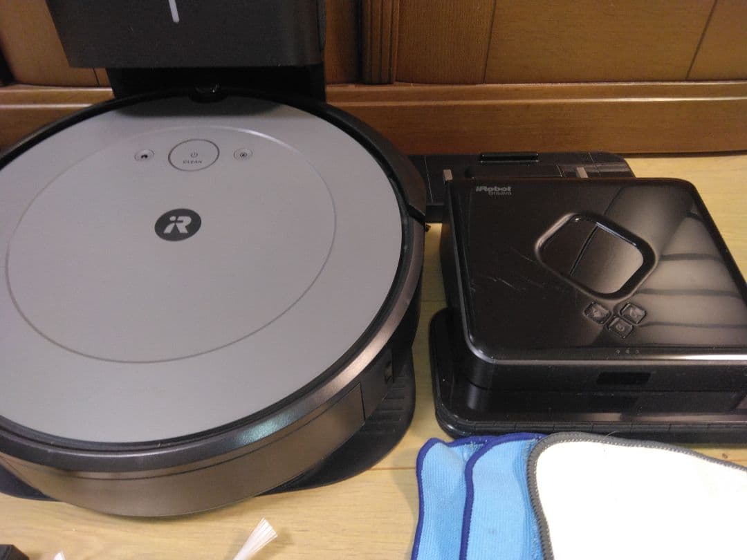 【使用230時間　掃除&拭き掃除連動セット】ルンバi2+ & ブラーバ380t