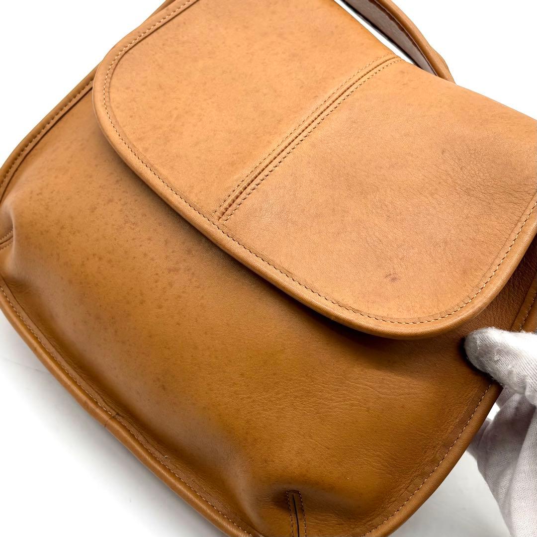 オールドコーチ エルゴ ショルダーバッグ レザー ブラウン 9034