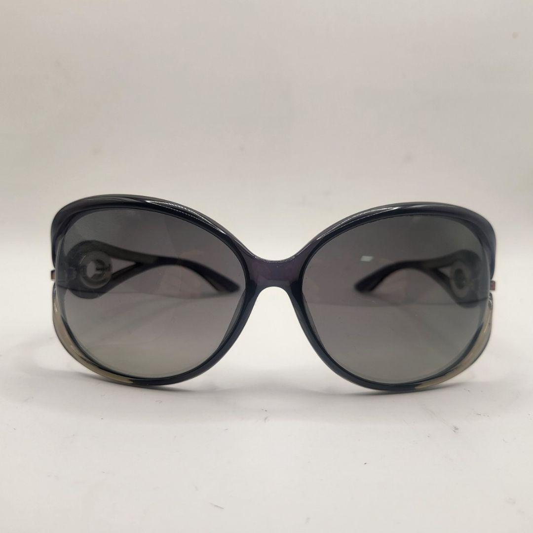 Christian Dior ロゴ金具 サングラス ブラック系