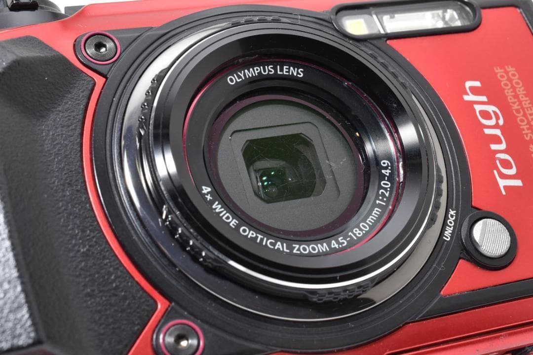 オリンパス　OLYMPUS Tough TG-5 レッド ≪専用ケース・元箱付≫