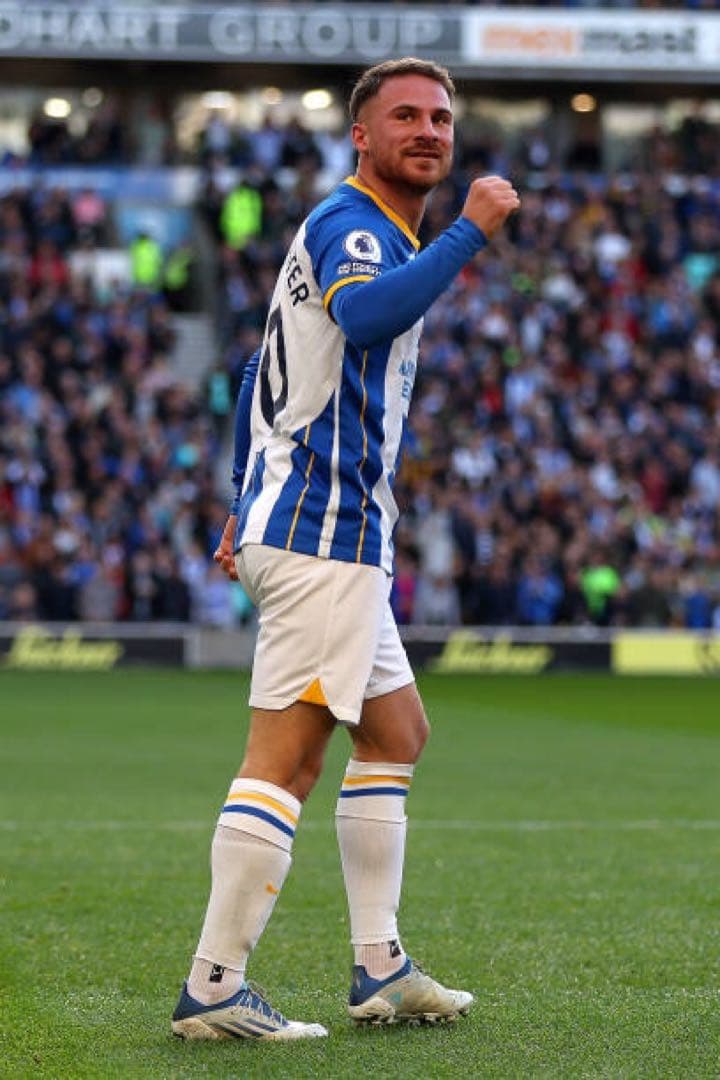 【激レア】【公式】ブライトン マクアリスター 実使用 直筆サイン入りユニフォーム