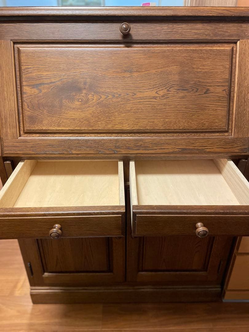 【葉山家具】No.CO-87 ライティングビューロー850（照明付）