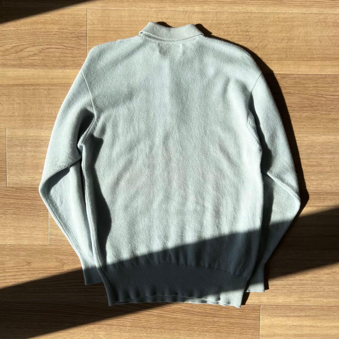 90s Ballantyne カシミヤ ケーブル ニット ポロ スコットランド