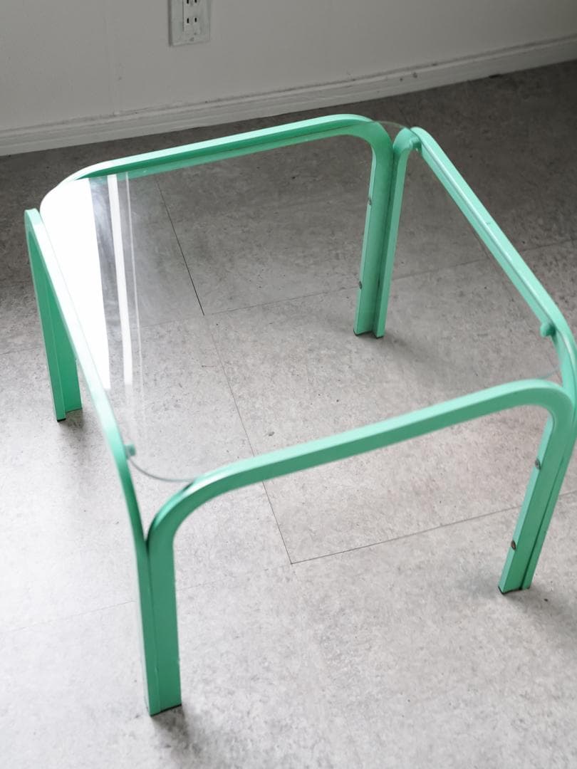 ポストモダン コーヒー ローテーブル ガラストップ 昭和レトロ モダン