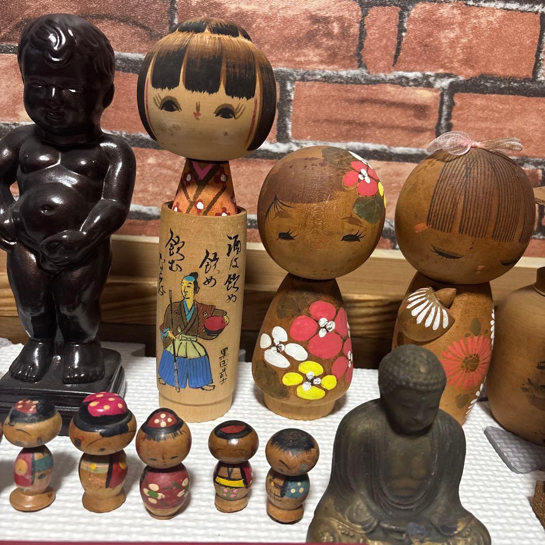こけし他置物　16点