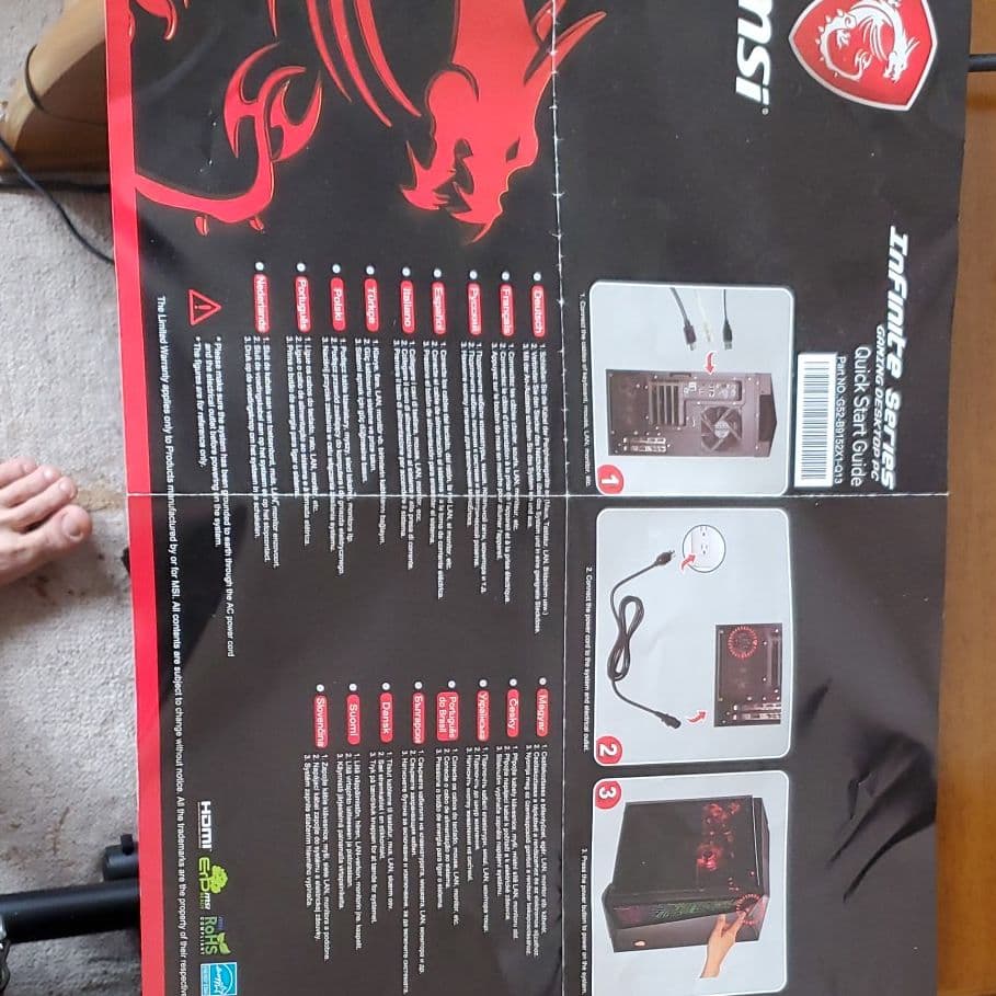 スマホ・タブレット・パソコン MSI Infinite X 8RF-073JP