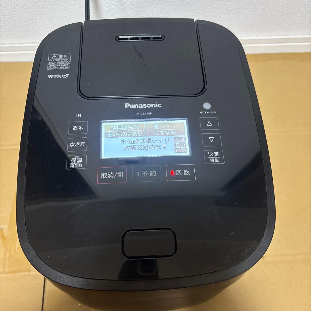 Panasonic ブラック 炊飯器2018年製