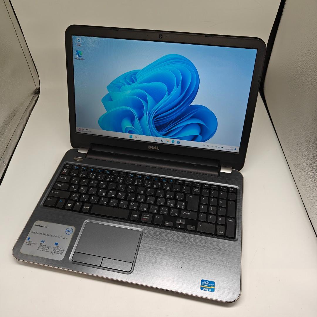 【DELL】爆速i7 SSD256GB 8GB Inspiron ノートPC