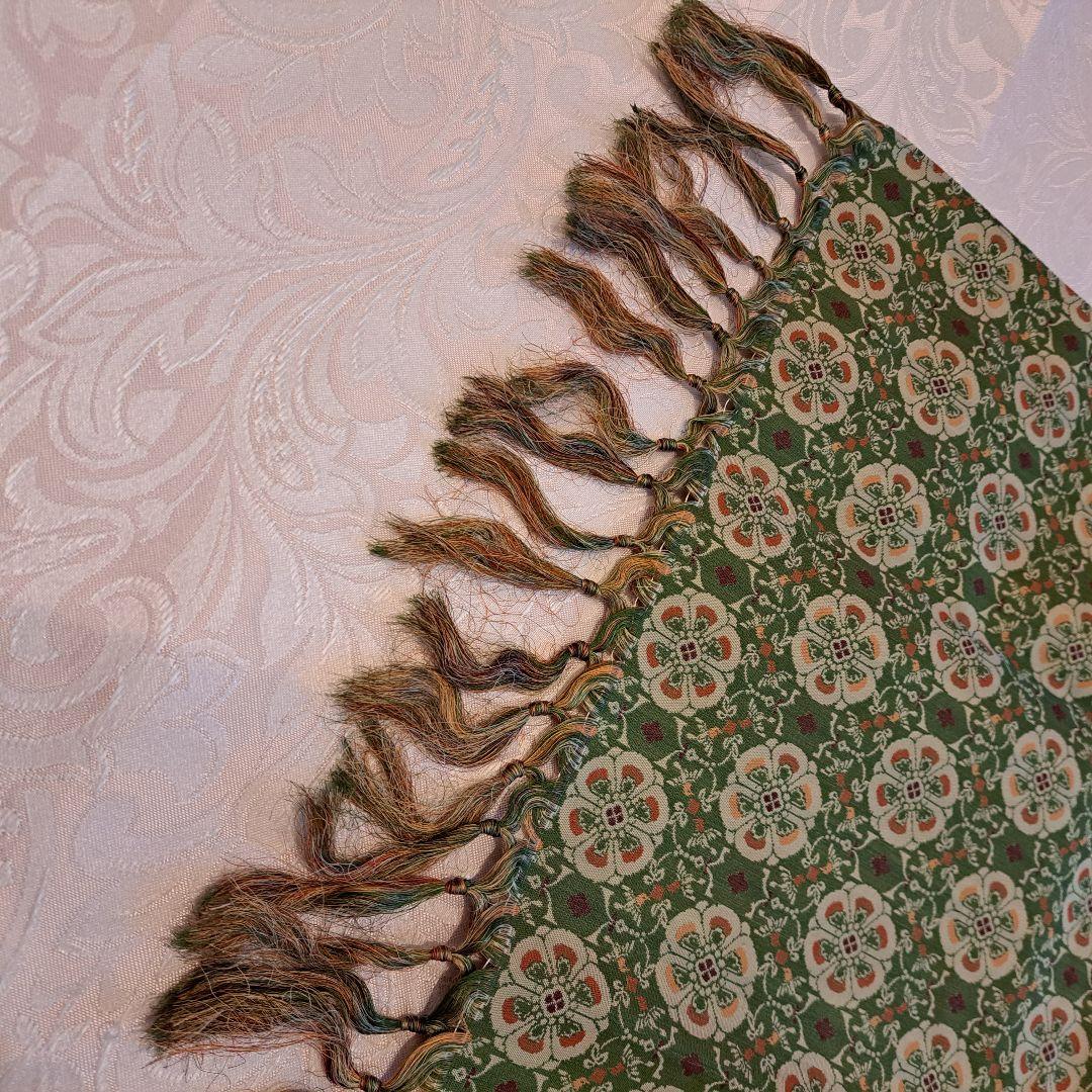 【龍村美術織】テーブルセンター花鳥梅花文錦6号桐箱入り 60×110cm