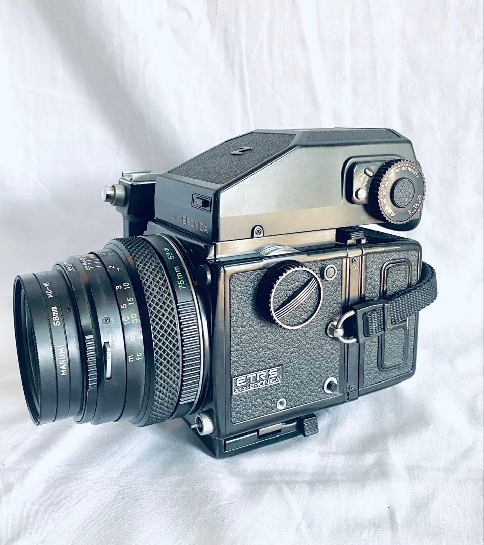 Zenza Bronica ETRS 75mm ゼニアブロニカ　グリップ付き