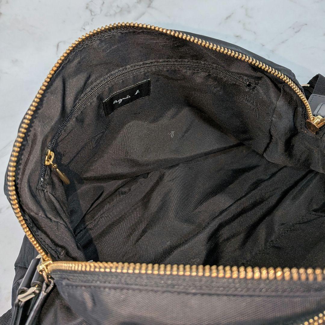 agnes.b アニエスベー ショルダーバッグ ブラック FT03-04