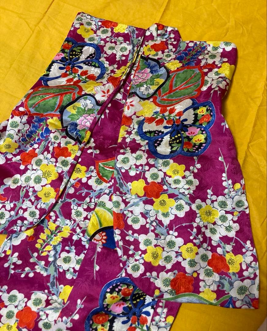 最終値下げ　アンティーク着物セット　七五三　被布　3歳