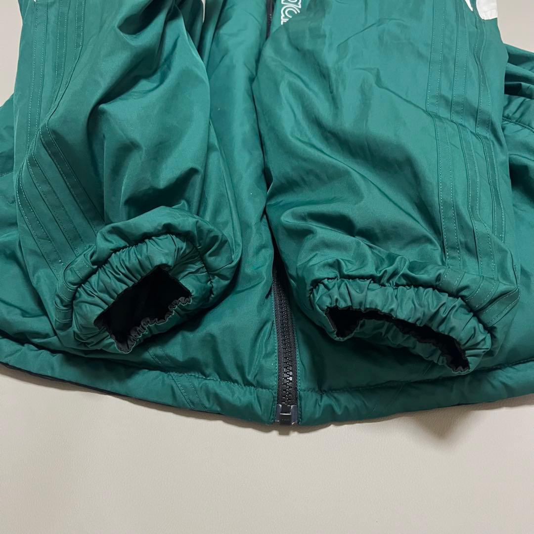 【寒波到来】アディダス リバーシブル ダウンジャケット ホワイト XL