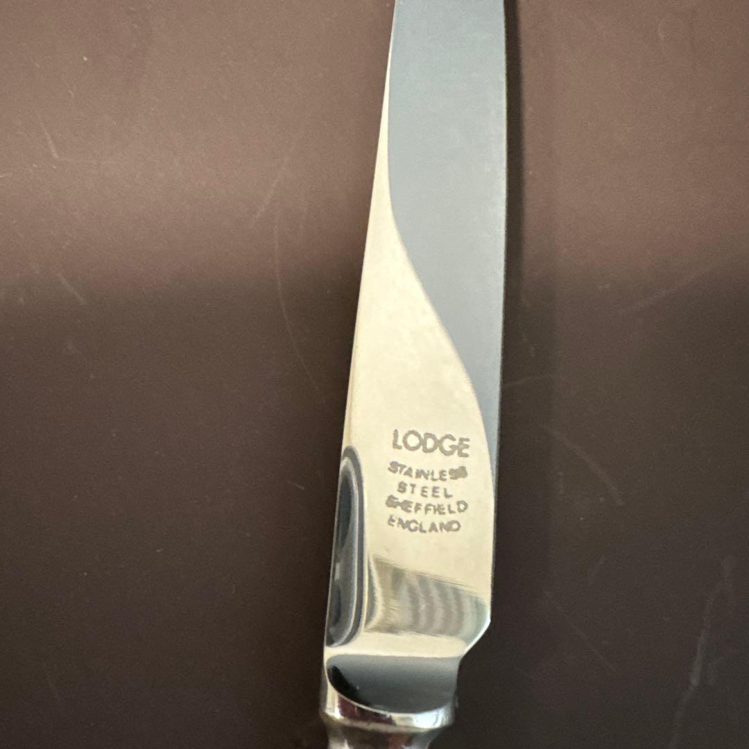 イギリス製　ヴィンテージ 　ロッジ　 デザートナイフフォーク12本セット