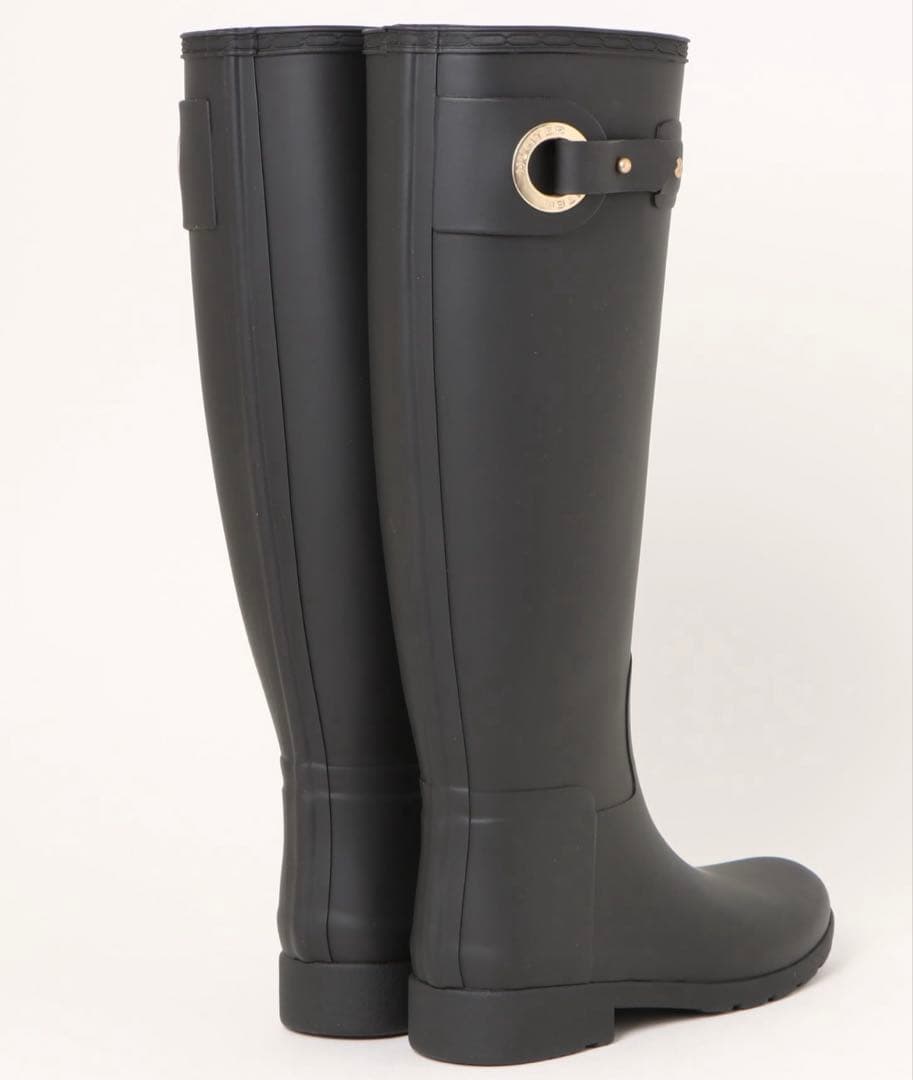 HUNTERレディース リファインド アイレットバックル トールブーツ