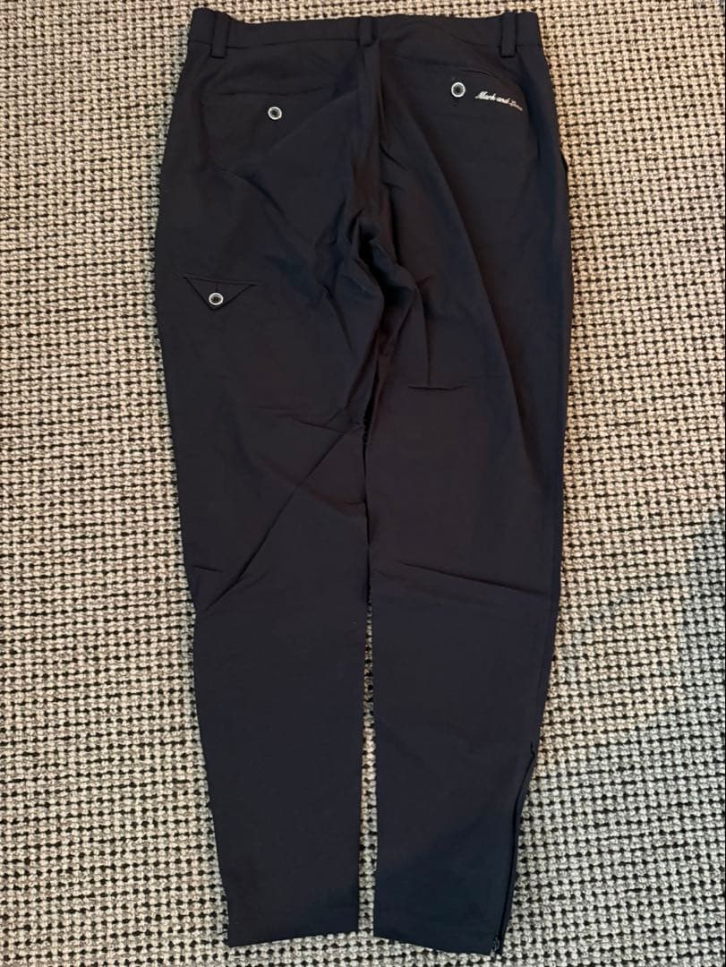 マークアンドロナ　パンツ　48 ゴルフウェア　ブラック