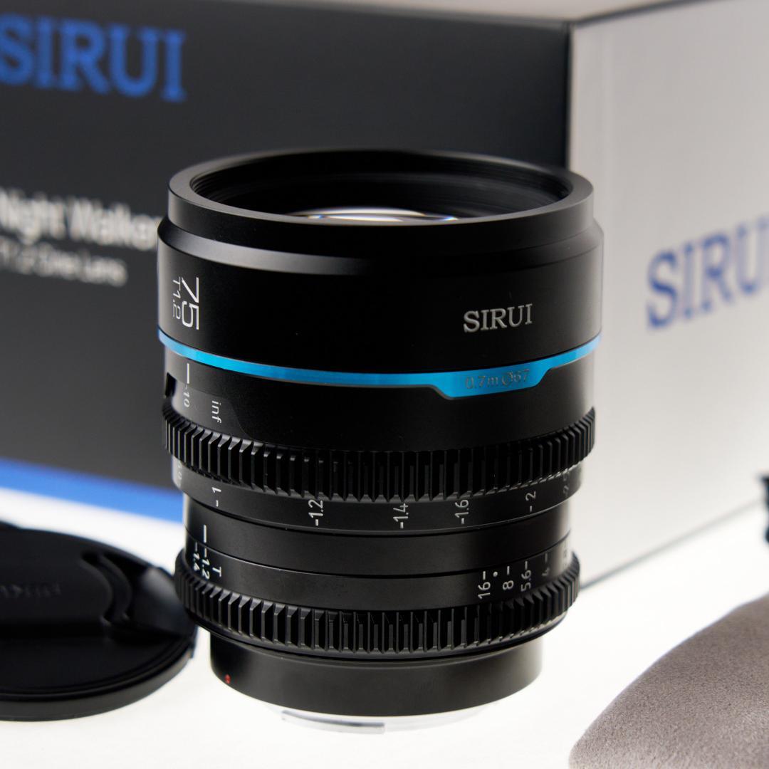 SIRUI Night Walker 75mm T1.2 S35 Eマウント