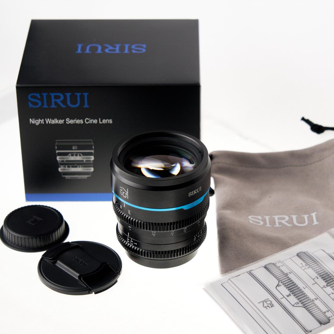 SIRUI Night Walker 75mm T1.2 S35 Eマウント