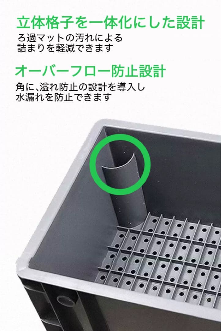 【めぐみん】60*40*68濾過槽