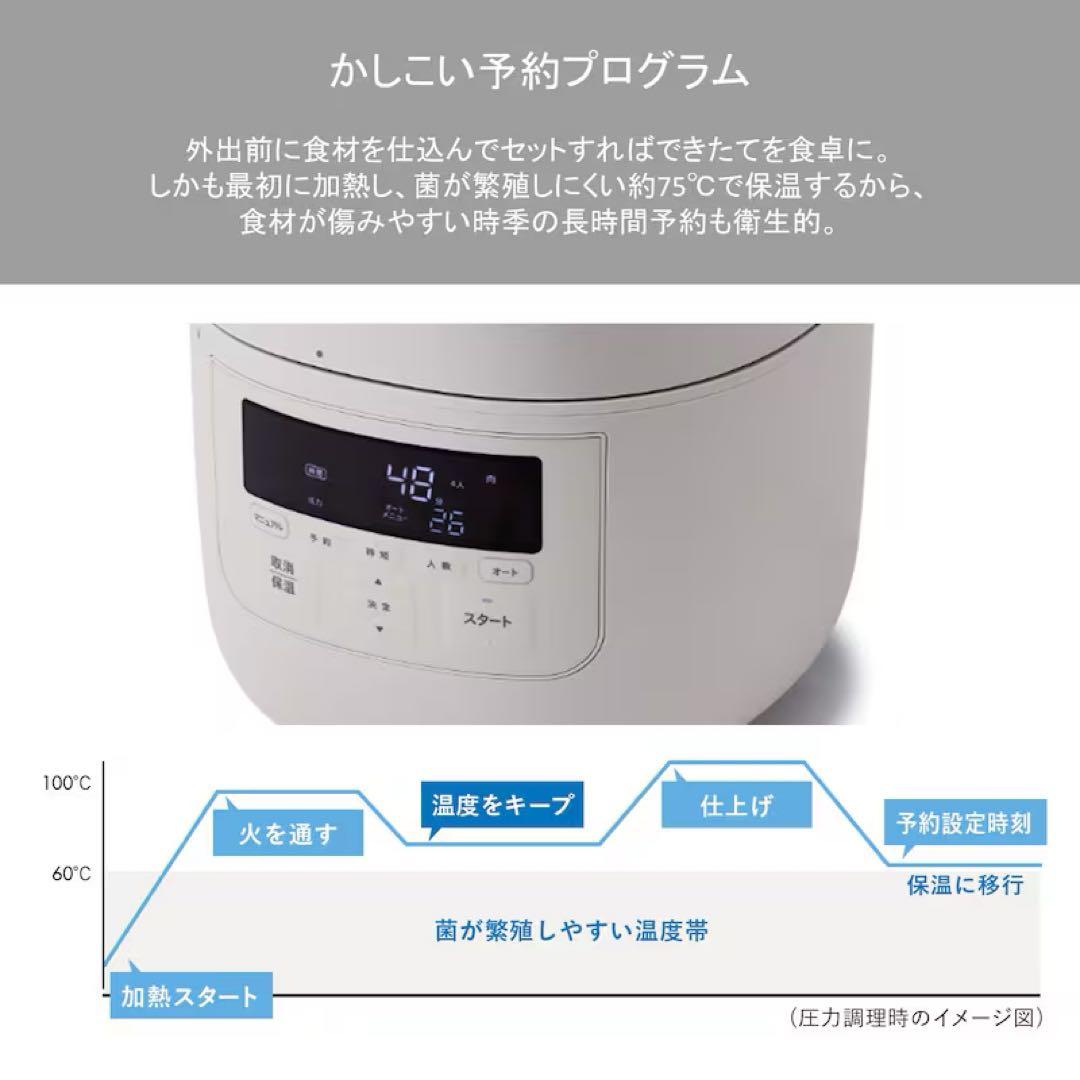 ４-6人用12役電気圧力鍋「おうちシェフPRO L」SP5D152H