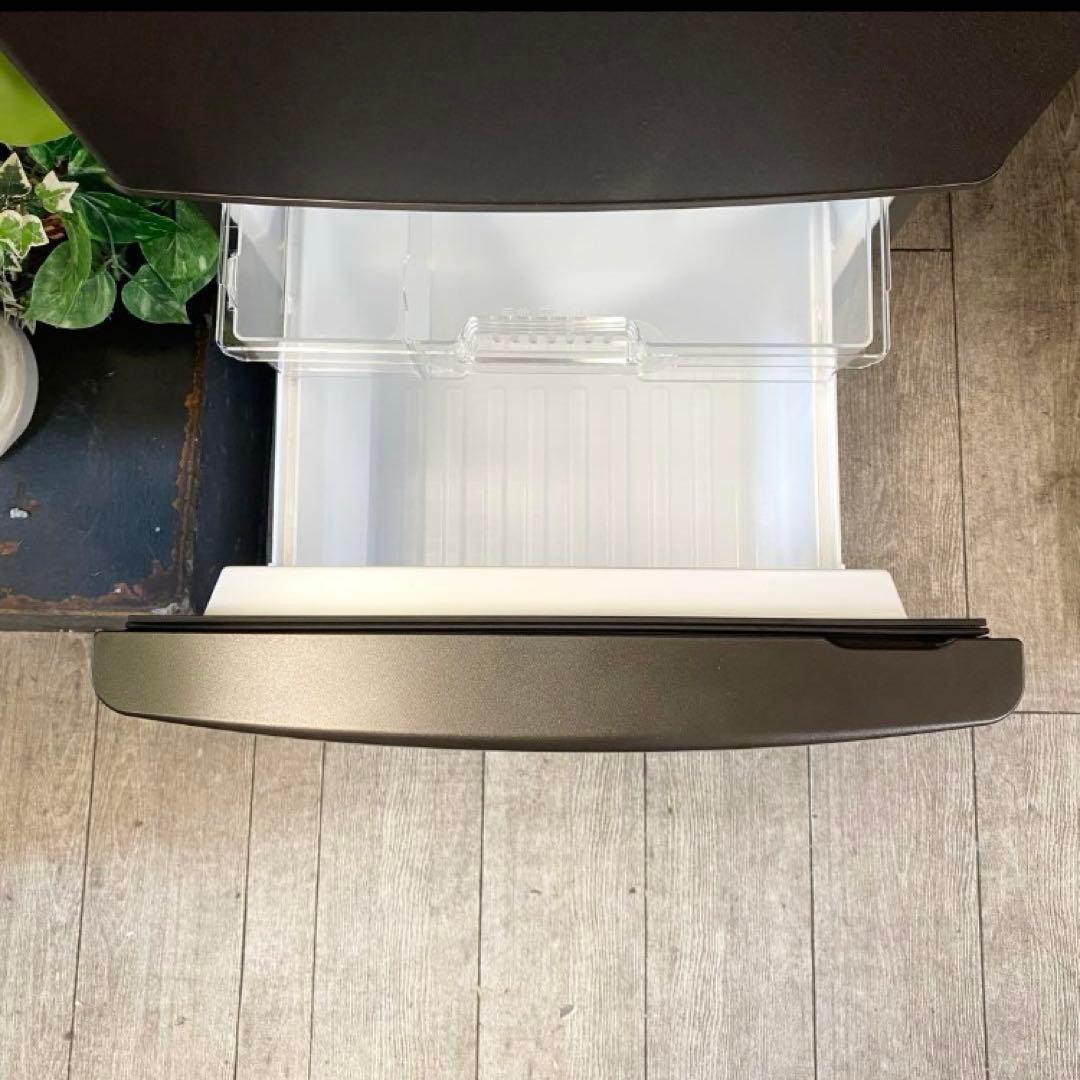 回収込み☆マットダークブラウン冷蔵庫　LED光庫内Panasonic社　168L