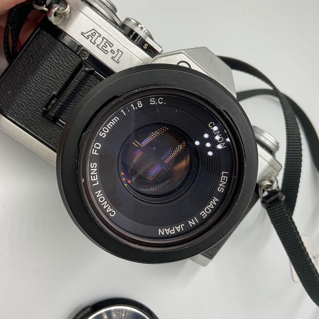 F4781 Canon AE-1 フィルムカメラ レンズ付き