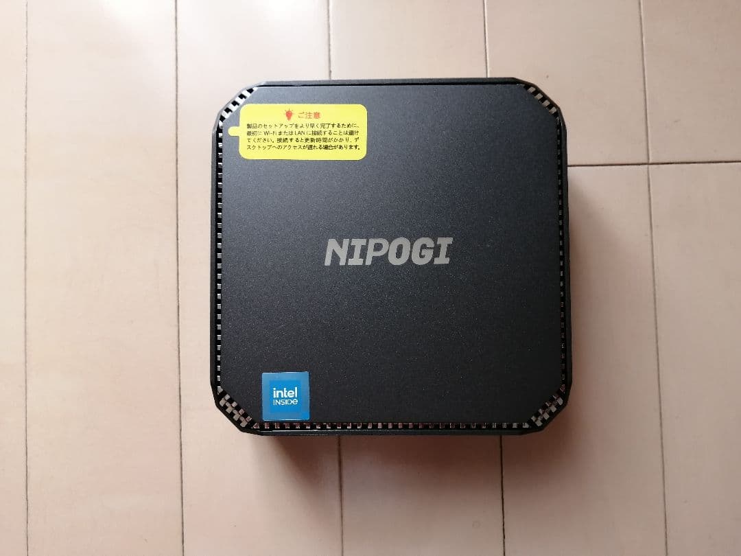 NIPOGI ミニPC N100 Windows11