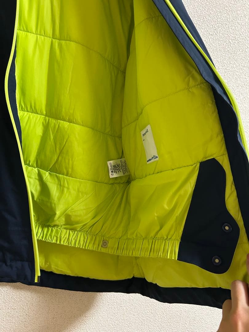 mont-bell パウダーステップ パーカ KID'S 150 ネイビー