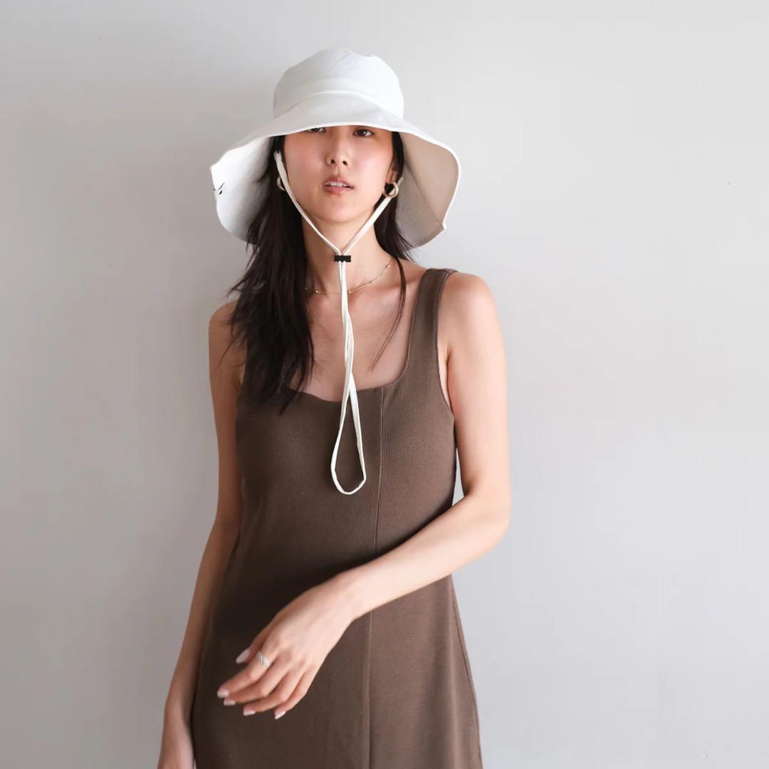 searoomlynn☆ NYLONTRAVELOUTDOORHAT(ホワイト)