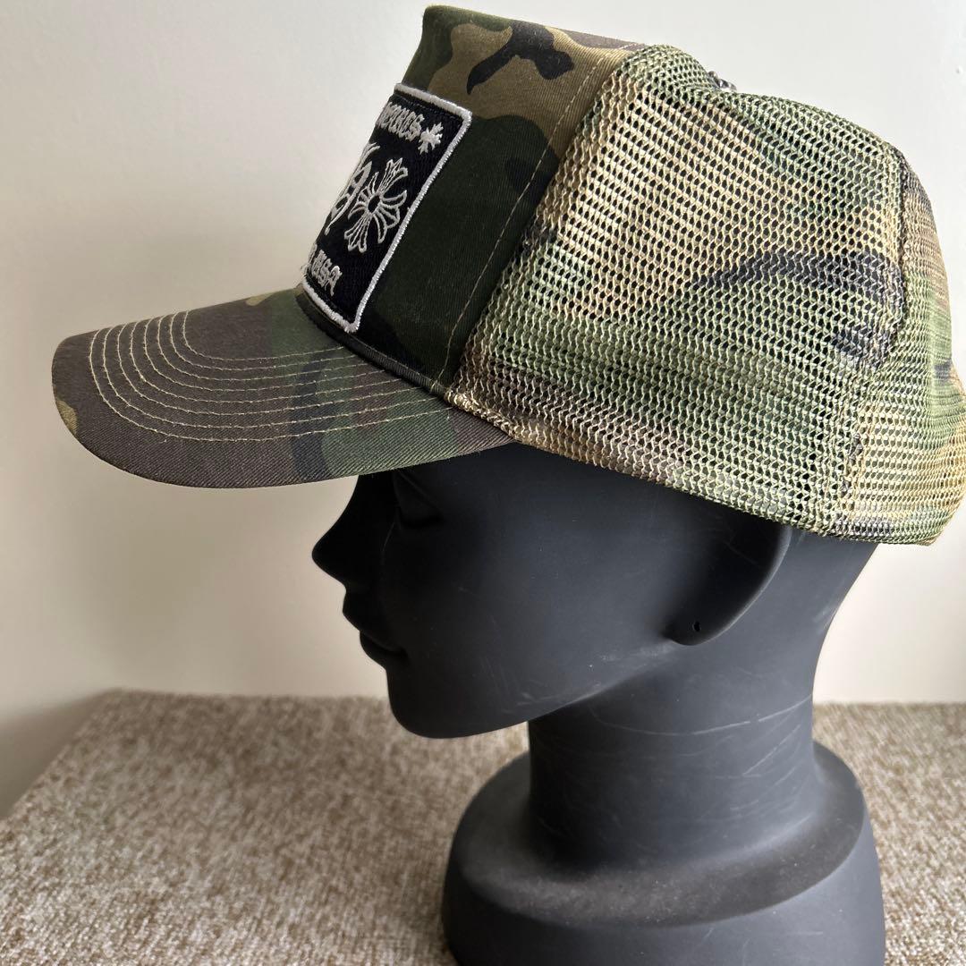 CHROME HEARTS 迷彩トラッカーキャップ