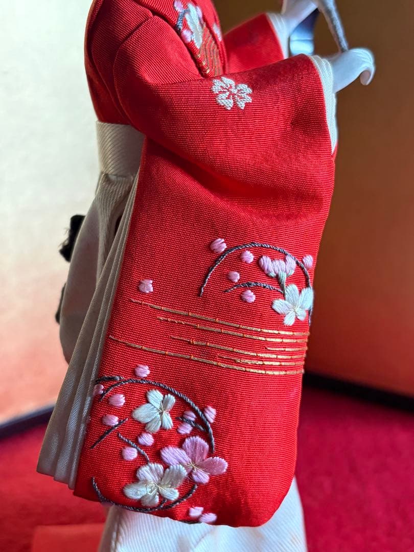 桜持ち稚児人形 京都 丸平 橋本幸三郎製 昭和初期　　　　　雛人形 雛かざり