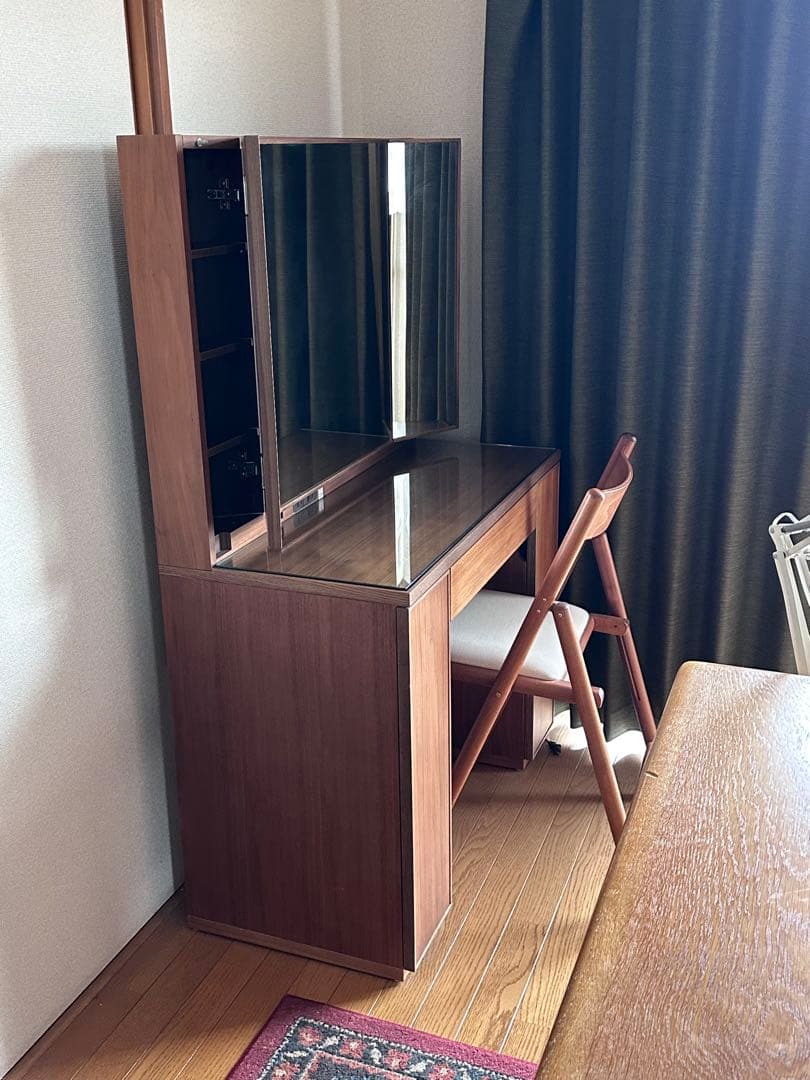 【送料込み美品】ACTUS ドレッサー 三面鏡 アクタス