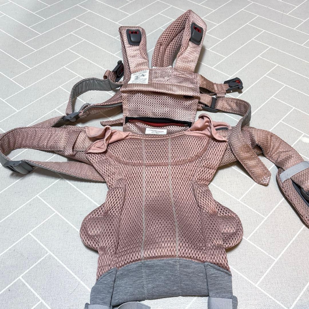 【美品】BabyBjorn ベビービョルン 抱っこ紐 ハーモニー ダスティピンク