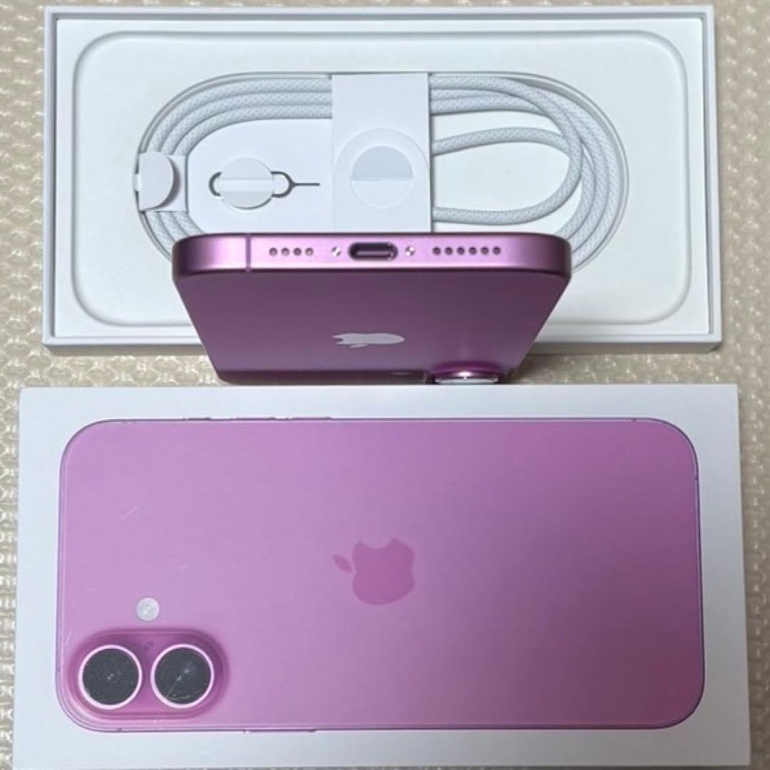 バッテリー容量100% iPhone16Plus 128GB SIMフリー 本体