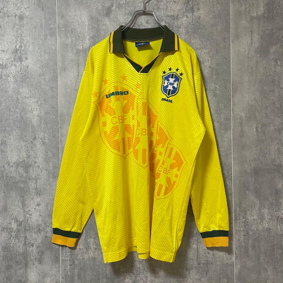 【UMBRO/アンブロ】 90s ブラジル代表 ロマーリオ #11 ユニフォーム