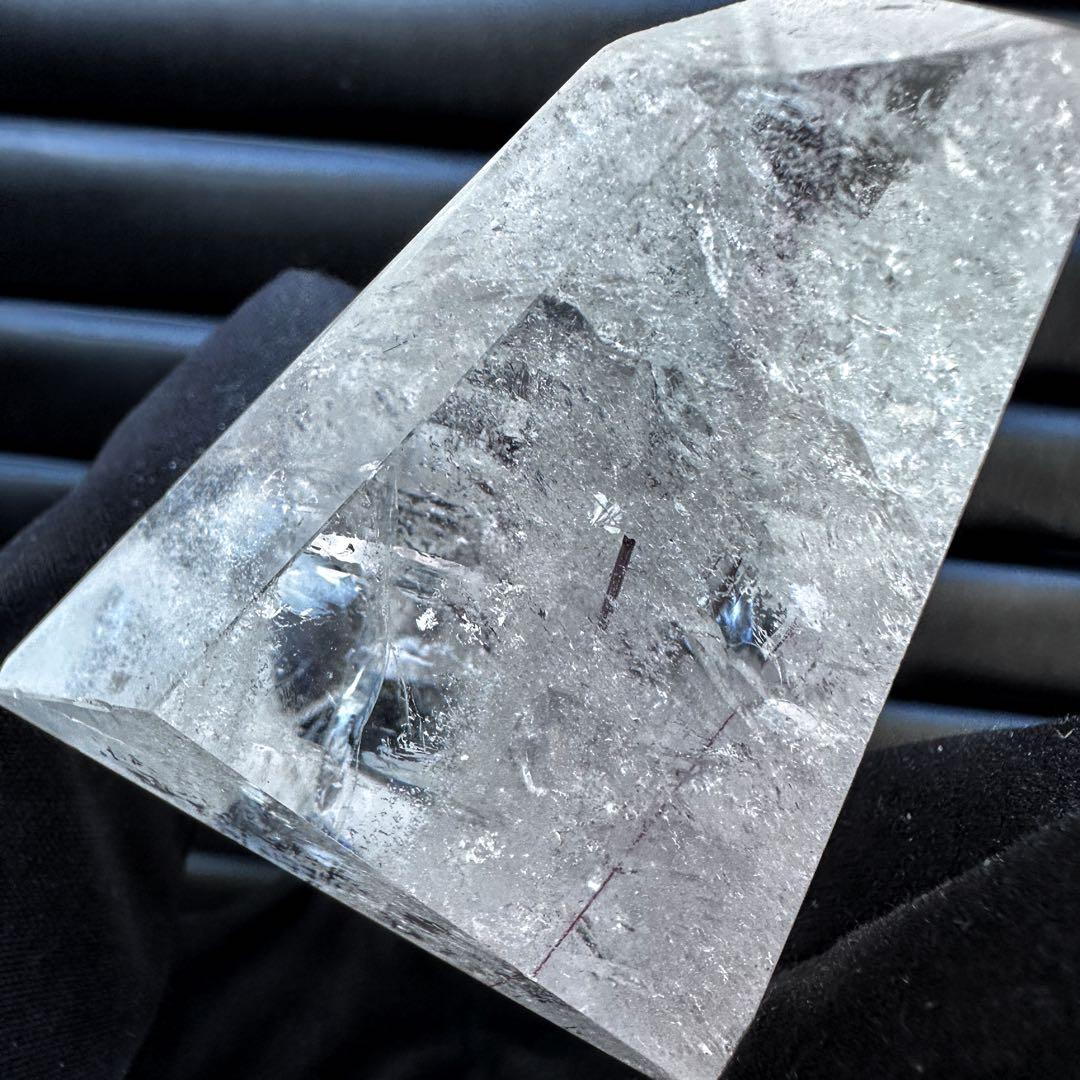 【金運】レインボー☆ヒマラヤ水晶レッドルチルクオーツフリーフォームA1177