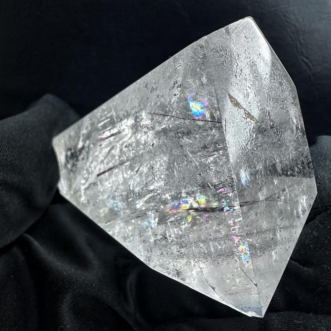 【金運】レインボー☆ヒマラヤ水晶レッドルチルクオーツフリーフォームA1177