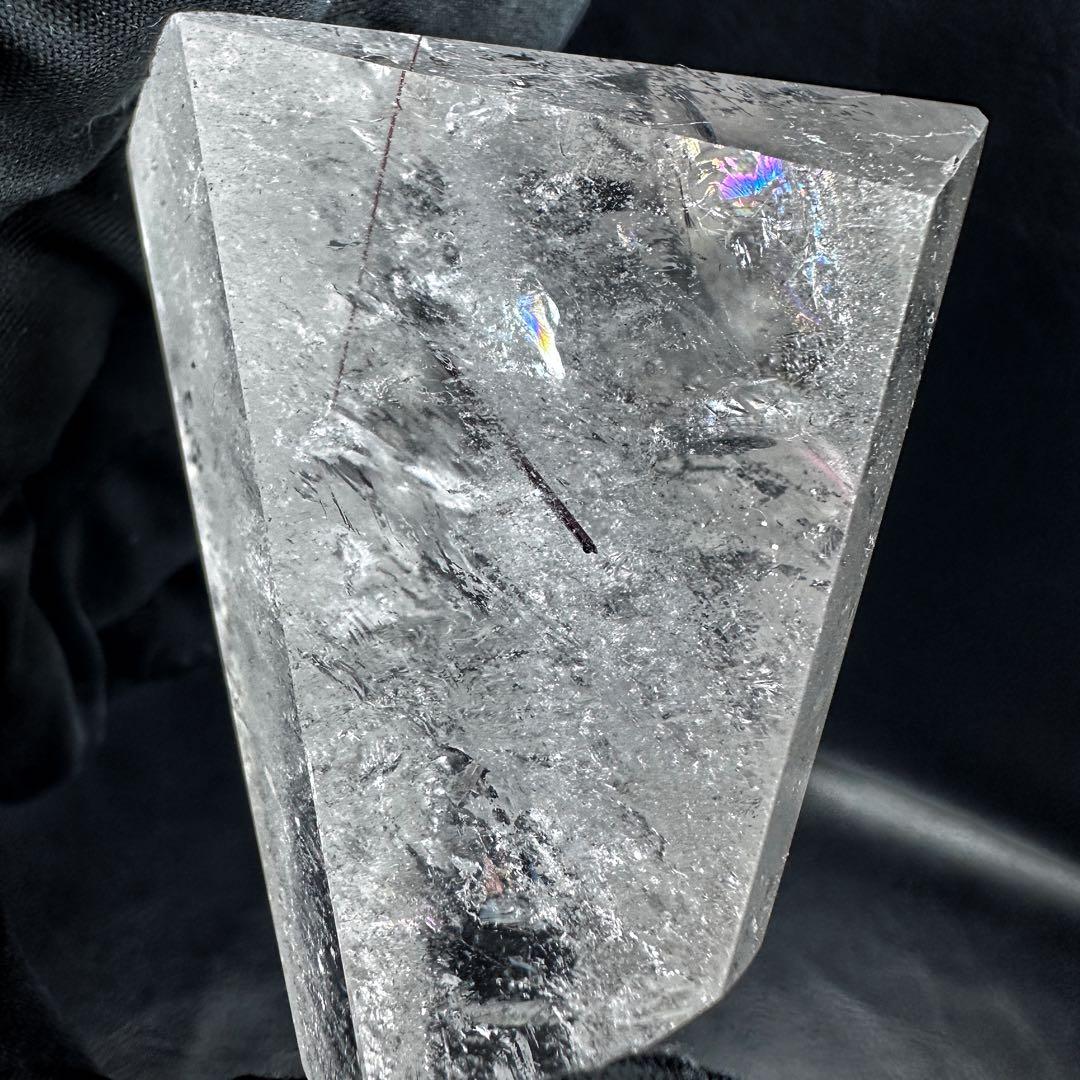 【金運】レインボー☆ヒマラヤ水晶レッドルチルクオーツフリーフォームA1177