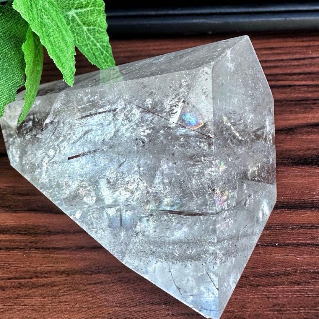 【金運】レインボー☆ヒマラヤ水晶レッドルチルクオーツフリーフォームA1177